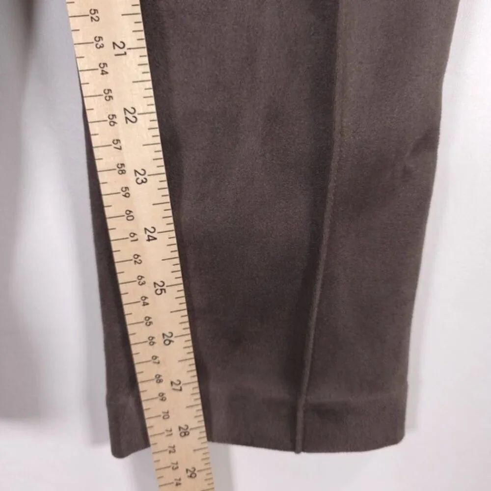 NWT HALSTON Faux Suede Pull on Pants‎ Taupe SOFT STRETCHY H1406AMX Size LARGE